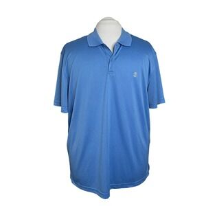 Izod Men's Performance Blue Polo Shirt 3XL Big & Tall Preppy UV50 Timeless